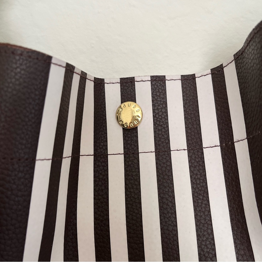 Henri Bendel Pebbled Leather Shoulder Bag Brown - Picture 4 of 8